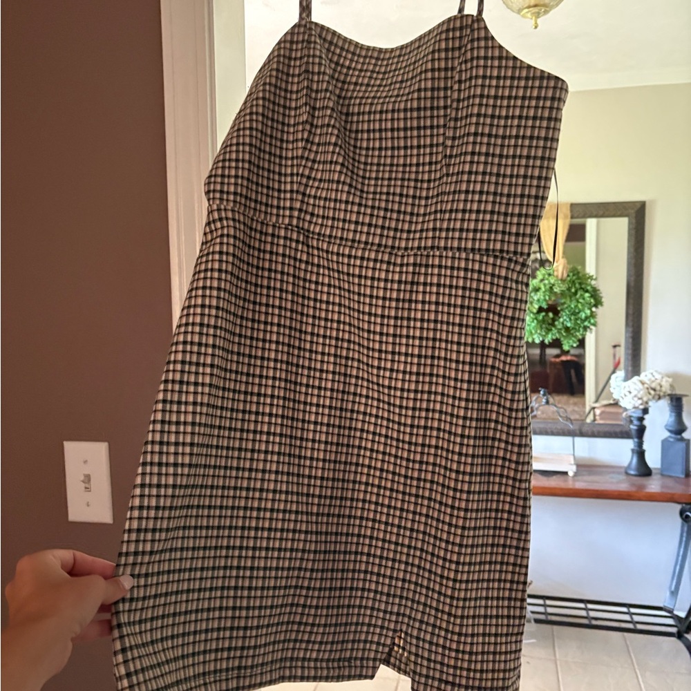 Gianni Bini Black and White Asymmetrical Dress